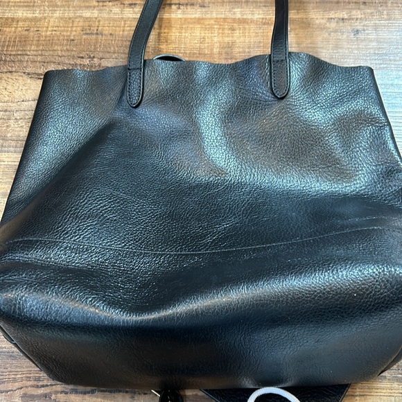Michael Kors black tote and with attached zippered pouch - Picture 10 of 13